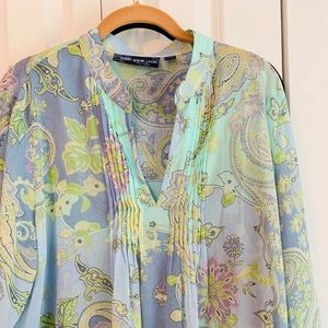 Susan Graver blouse with tank (2pieces)